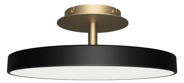 Черно LED осветително тяло за таван с метален абажур ø 43 cm Asteria Up - UMAGE