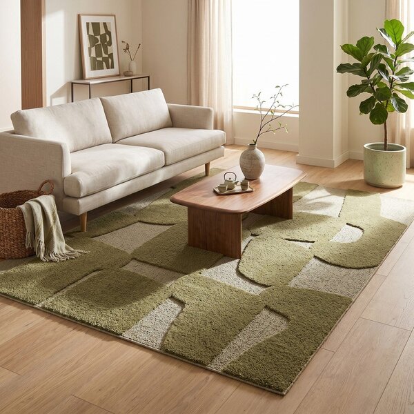 Тъмнозелен килим 80x150 cm Cairo – ESTE