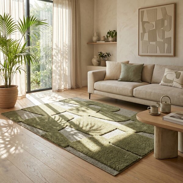 Тъмнозелен килим 80x150 cm Cairo – ESTE