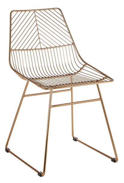 Метален трапезен стол в златист цвят District – Premier Housewares