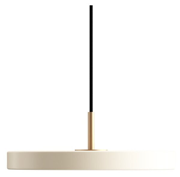 Бяло LED висящо осветително тяло с метален абажур ø 31 cm Asteria Mini - UMAGE