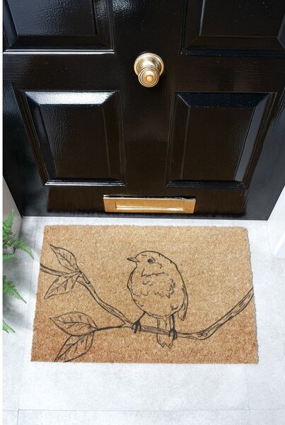 Изтривалка от кокосови влакна 40x60 cm Pencil Robin – Artsy Doormats