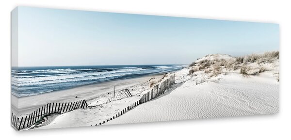 Живопис върху платно Плаж, 150 x 60 cm Sunny Beach - Styler