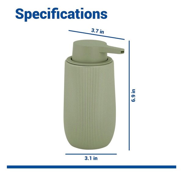 Зелен пластмасов диспенсер за сапун 400 ml Fablo – Wenko