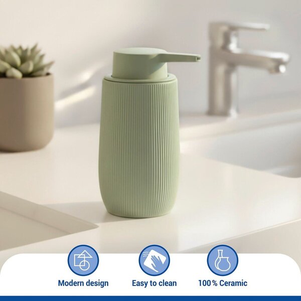 Зелен пластмасов диспенсер за сапун 400 ml Fablo – Wenko