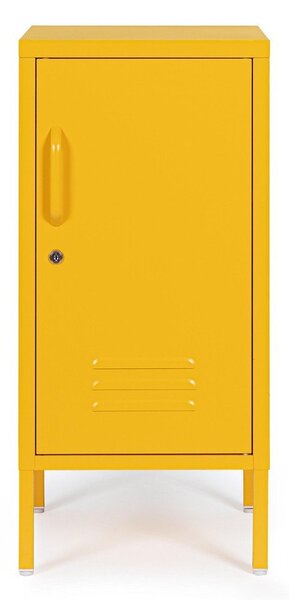 Жълто метално заключващ се шкафче 35x76x40 cm Cambridge – Yes Everyday