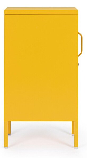 Жълто метално заключващ се шкафче 35x76x40 cm Cambridge – Yes Everyday