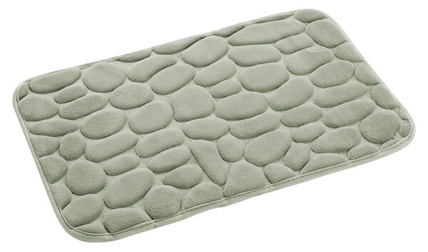 Зелен килим за баня 50x80 cm Ricochet – douceur d'intérieur
