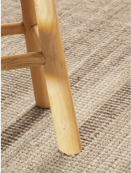 Кръгъл килим от юта в кафяво-сив цвят ø 160 cm Bouclé Jaipur – Hanse Home
