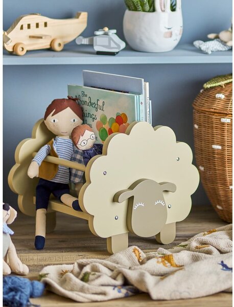 Бежова детска библиотека 30,5x30x35 cm Dolly – Bloomingville Mini