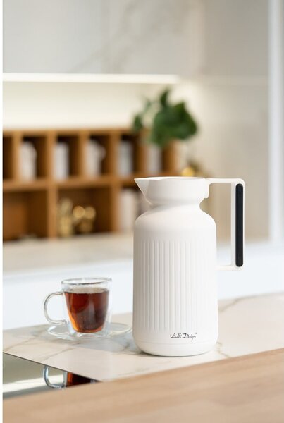 Бял термос 1 l Lungo – Vialli Design