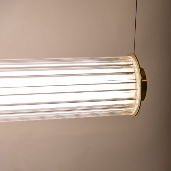 Zuma Line 1232 - димируем LED полилей на кабел COMO LED/39W/230V 2700-6500K златист + дистанционно управление