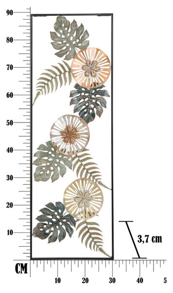 Желязна декорация за стена с природни мотиви Natura Too - Mauro Ferretti