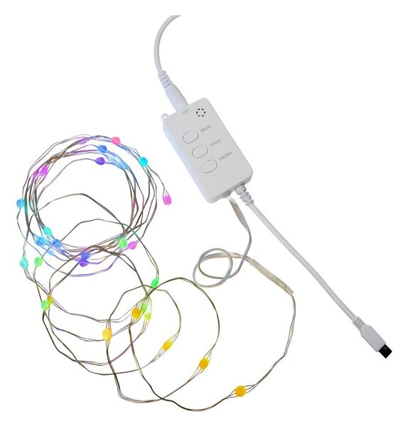 Светлинна верига с USB с 30 бр. крушки, дължина 300 cm Smart Strip – Star Trading