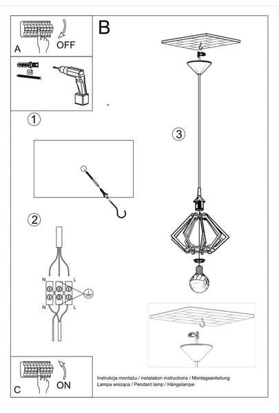 Висящо осветително тяло естествено с дървен абажур ø 27,5 cm Toranja – Nice Lamps