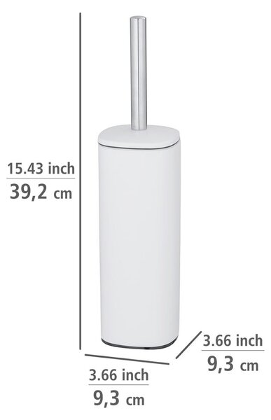 Бяла четка за тоалетна от неръждаема стомана Alassio - Wenko