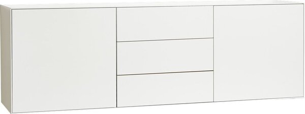 Бял нисък скрин 180x59 cm Edge by Hammel - Hammel Furniture