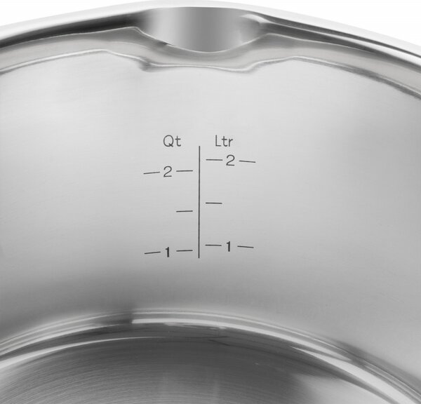 Комплект тенджери Zwilling Simplify 66870-005-0, 9 части, Sigma Classic+ дъно, Неръждаема стомана 18/10, Индукция, Сребрист