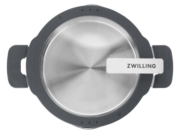 Комплект тенджери Zwilling Simplify 66870-005-0, 9 части, Sigma Classic+ дъно, Неръждаема стомана 18/10, Индукция, Сребрист