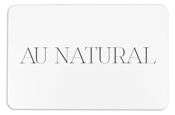 Бял килим за баня от диатомична глина 39x60 cm Au Natural – Artsy Doormats