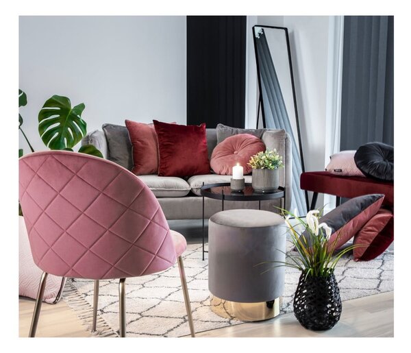 Комплект от 2 розови трапезни стола Geneve - House Nordic