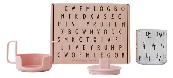 Розова бебешка чаша Grow With Your Cup Grow with Your Cup - Design Letters