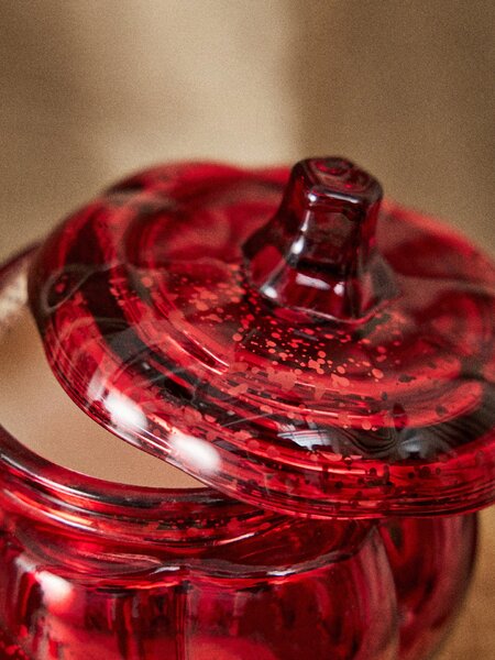 Sinsay - Ароматна свещ във форма на тиква Mulled wine - бледомораво
