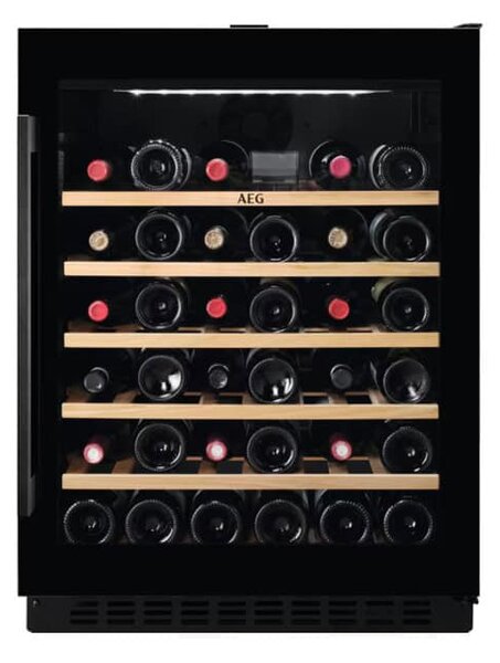 Виноохладител AEG AWS4052B5B, клас G, 145 л. общ обем, за вграждане, 149 kWh/годишно, черен