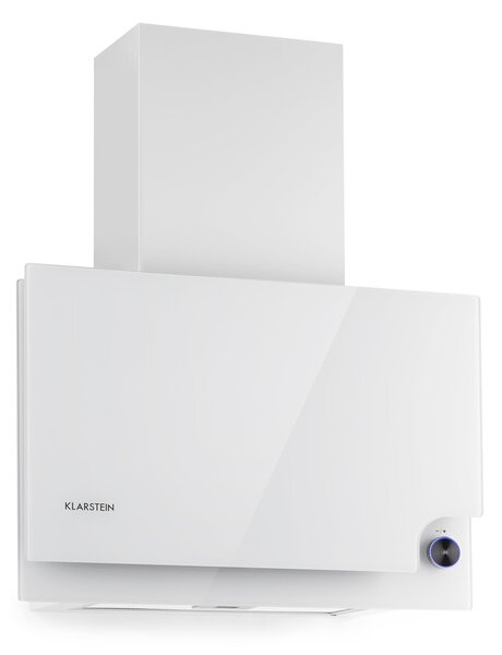 Klarstein Amelia, абсорбатор, 123 W, 60 x 47 x 23,5 см, LED сензорно въртящо се управление, бял