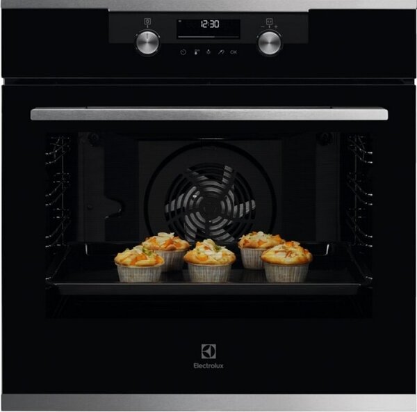 Фурна за вграждане Electrolux KODDP77WX, 72 л. обем на фурната, функция SteamBake, пиролитично почистване, EXPlore дисплей, инокс