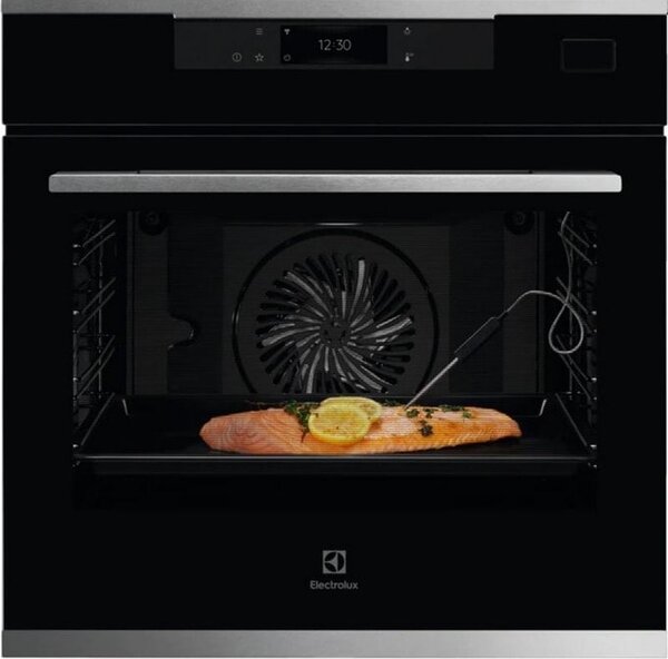 Фурна за вграждане Electrolux KOBBS39WX (ST), 70 л., почистване с пара, система VelvetClosing, черна
