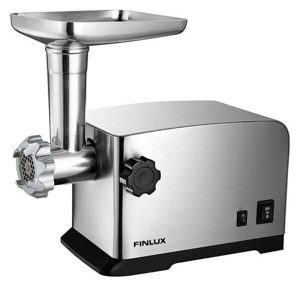 Месомелачка Finlux MTG-8018FS, функция обратен ход, нож от неръждаема стомана, 1800W, инокс