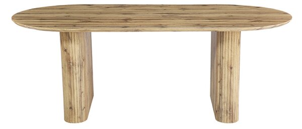 Трапезна маса NEMBOU mdf в цвят дъб 210x100x76см