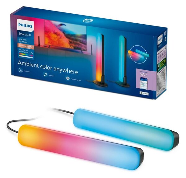 Philips - Комплект 2x LED RGBIC димируеми осветителни тела SMART GRADIENT LED/8W/230V Wi-Fi