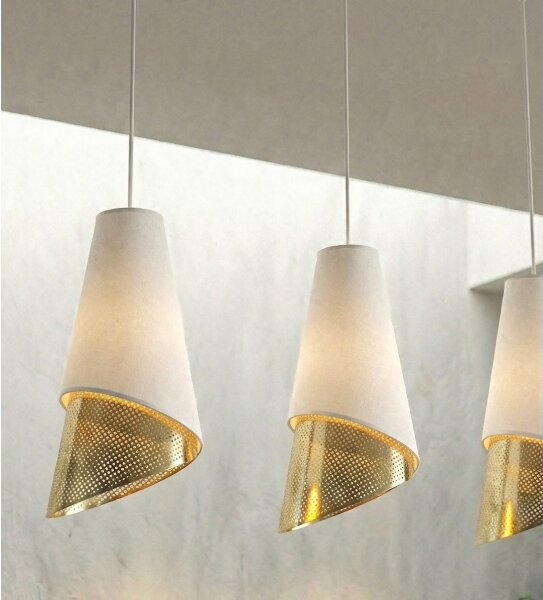 Полилей на кабел MODA 3xE27/15W/230V бял/златист