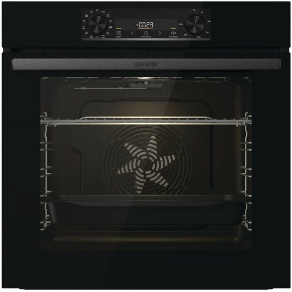 Фурна за вграждане Gorenje BO6737E02BG, клас A, 77л. обем, 13 програми на готвене, черна