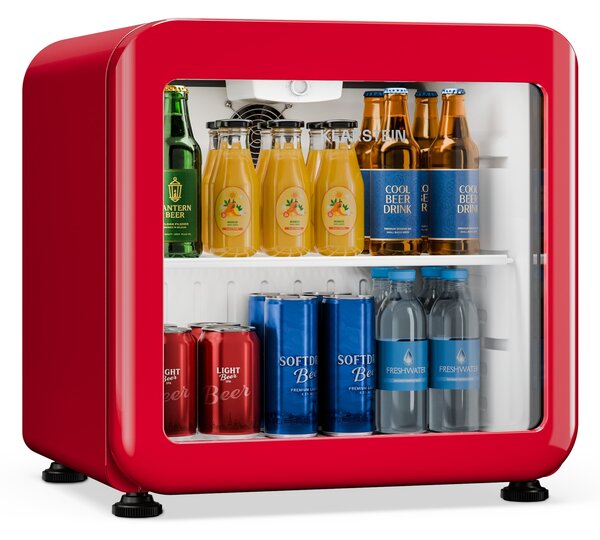 Klarstein Охладител за напитки Audrey Evo | 39 x 38 cm | Вътрешно LED осветление | 75 W | 42 dB