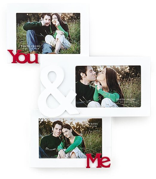 Дървена стенна фоторамка You And Me, за снимки 10 x 15 cm You & Me - Tomasucci