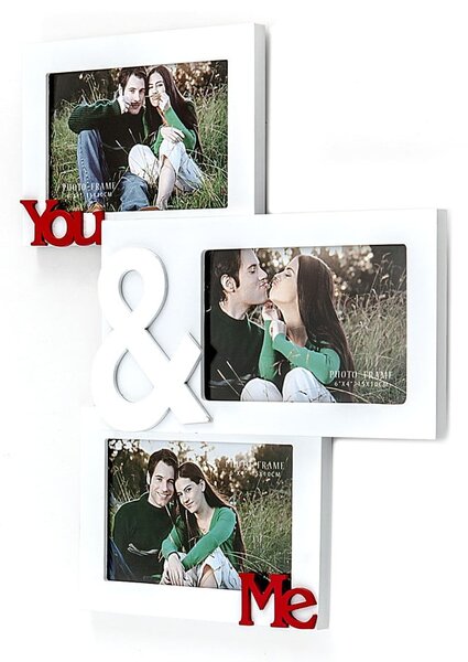 Дървена стенна фоторамка You And Me, за снимки 10 x 15 cm You & Me - Tomasucci