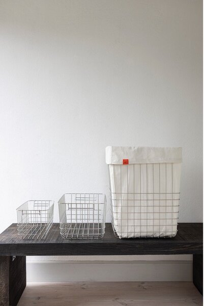 Метален кош за пране в сребрист цвят 64 l Store-It – Mette Ditmer Denmark