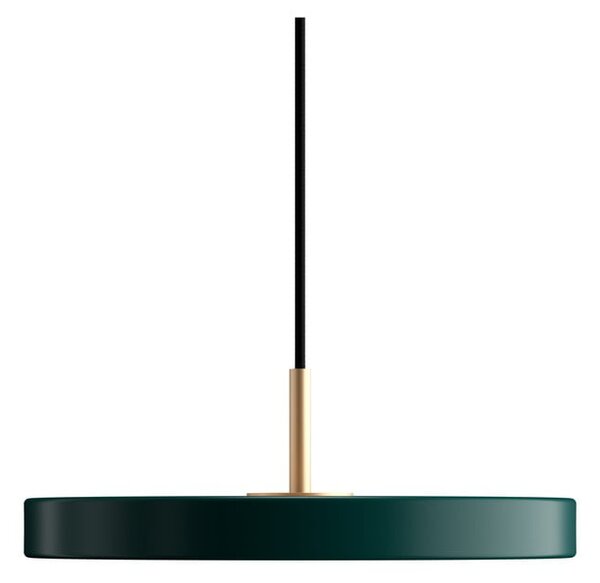 Тъмнозелено LED висящо осветително тяло с метален абажур ø 31 cm Asteria Mini – UMAGE
