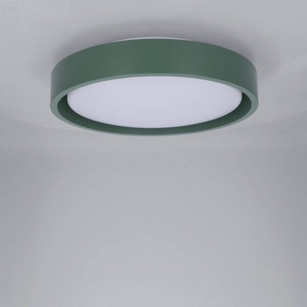 Brilagi - LED таванно осветително тяло MATTEO LED/24W/230V Ø 31 см зелено