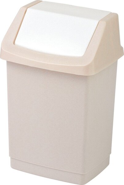 Бежово пластмасово кошче за боклук 50 l Click-It – Curver