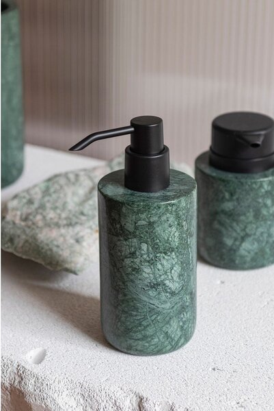 Тъмнозелен мраморен диспенсер за сапун 200 ml Marble – Mette Ditmer Denmark