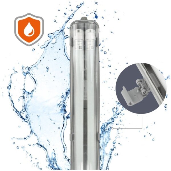 LED техническо осветително тяло за тръбни лампи T8 2xG13/18W/230V 4000K IP65 127 cm