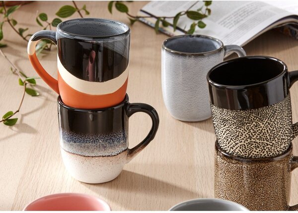 Черно-бял чаша 300 ml Cafe – Ladelle