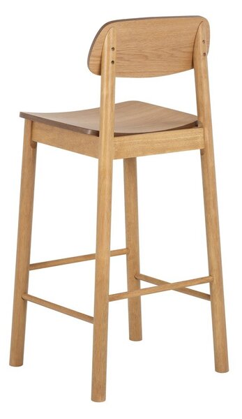 Бар стол в естествен цвят (височина на седалката 74 cm) Barlow – Actona