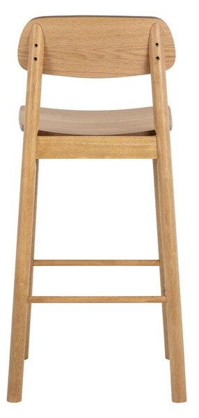 Бар стол в естествен цвят (височина на седалката 74 cm) Barlow – Actona