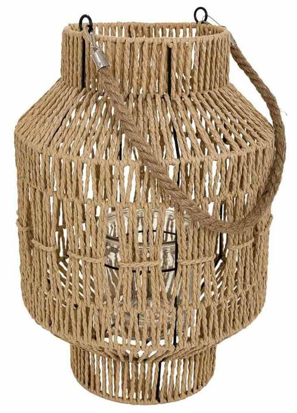 Latern Alexandra House Living Естествен хартия Желязо 28 x 41 x 28 cm