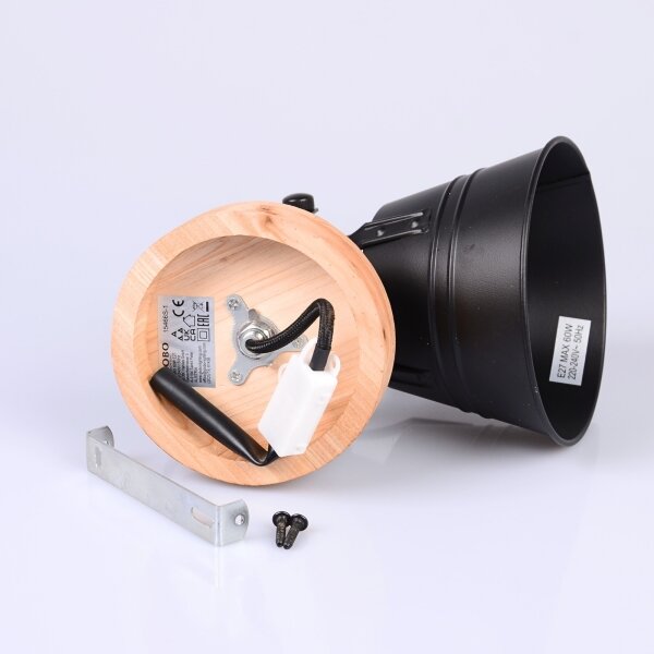 Globo 15466S-1 - Спот аплик GÜNTHER 1xE27/60W/230V